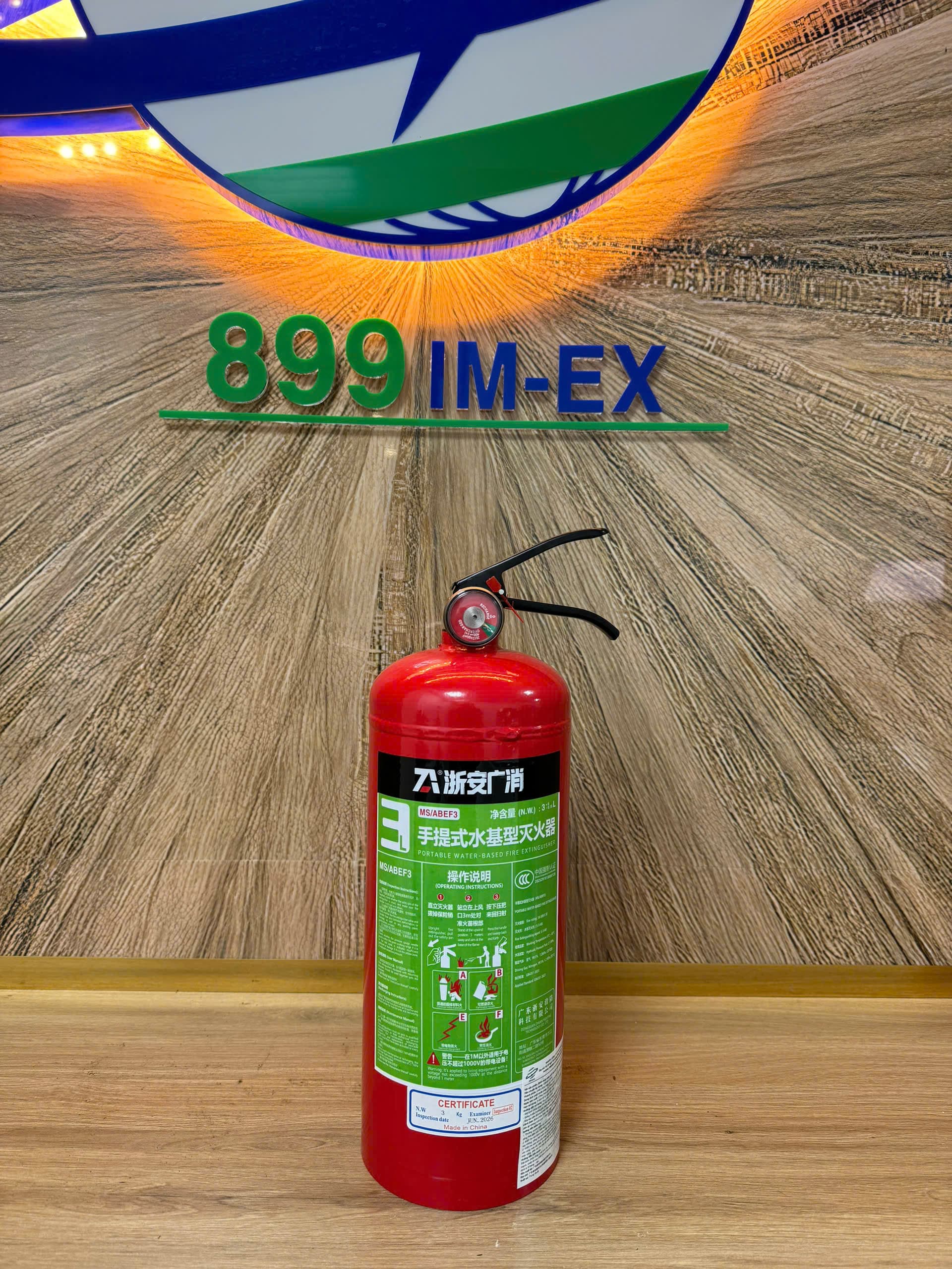 Bình chữa cháy gốc nước MS/ABEF 3L