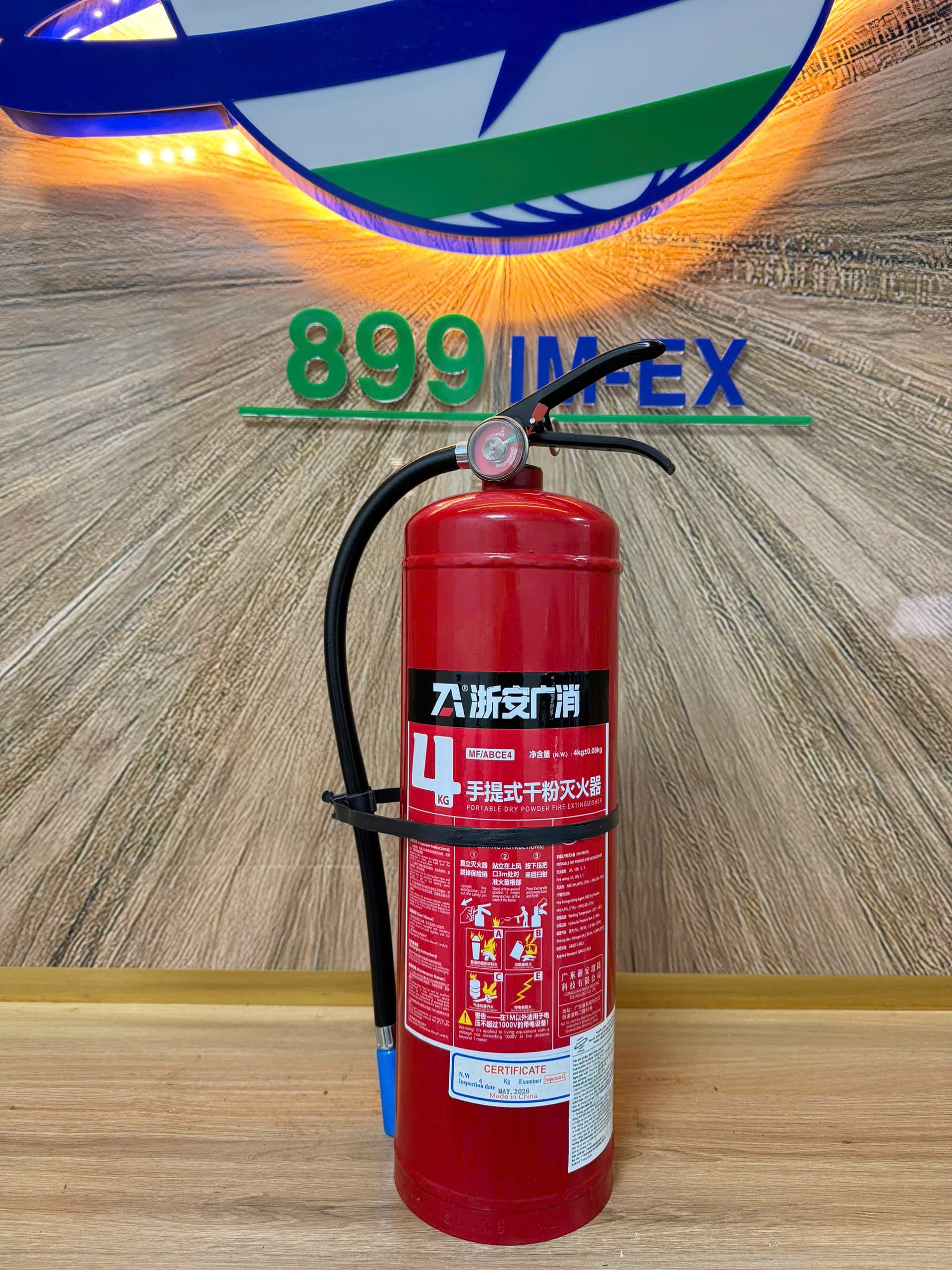 Bình chữa cháy bột khô xách tay MF/ABC 4KG